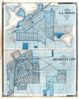 La Porte City, Michigan City, Indiana State Atlas 1876